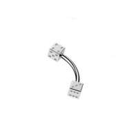 Piercing Microbell Curvo Modelo 10 Aço 316L Piercing Microbell Curvo Modelo 10 Aço 316L
